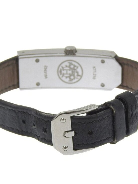 HERMES Kelly 2 Watches KT1.210 WhiteDial Stainless Steel Quartz Analog dis... main image 11